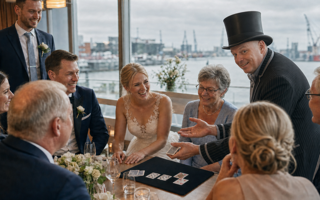 Zauberer zur Hochzeit: Unterhaltung für die Lücke zwischen Torte und Tanzfläche