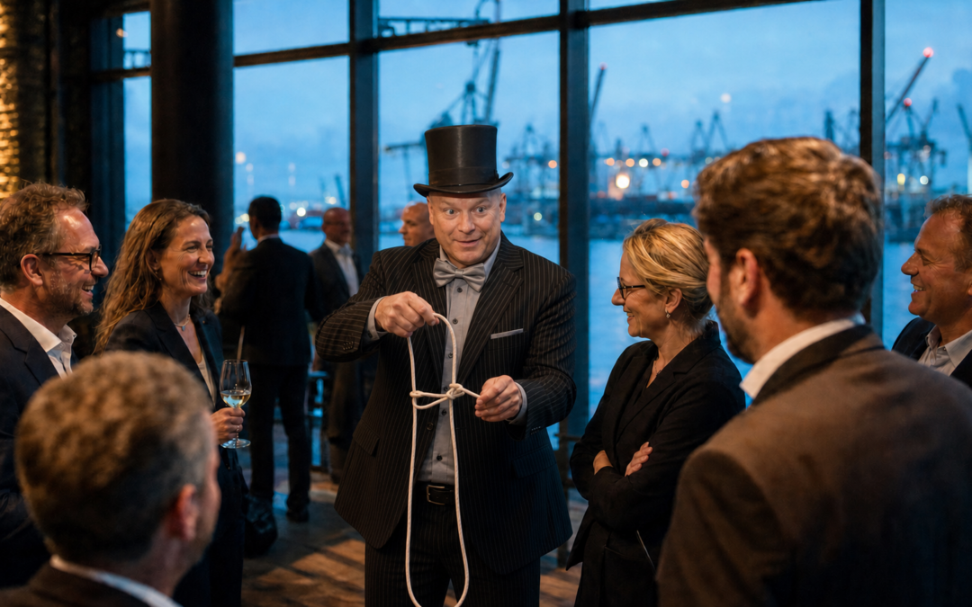 Der Zauberer als Icebreaker: Small Talk war gestern. Leider nicht überall.